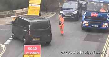 Traffic updates - Merchants Road roadworks cause travel disruption in Clifton