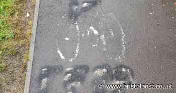Confusion as bike symbols 'blacked out' on cycle path