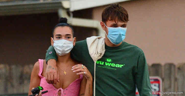 Dua Lipa & Boyfriend Anwar Hadid Keep Close on Date Night in L.A.