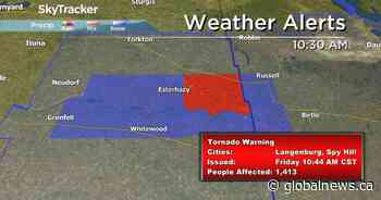 Environment Canada ends tornado warning for parts of eastern Saskatchewan