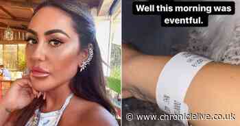 Geordie Shore star taken to hospital after holiday to Italy