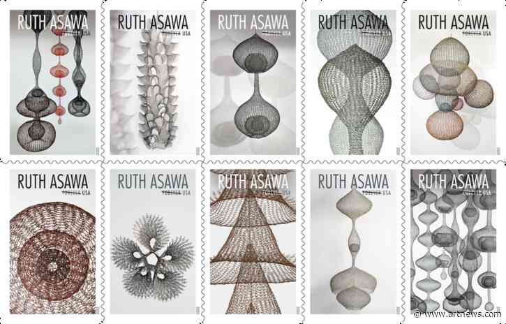 How Ruth Asawa’s Pioneering Sculptures Ended Up on U.S. Stamps