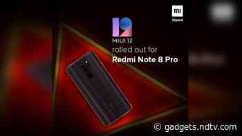 Redmi Note 8 Pro Starts Receiving MIUI 12 Update in India