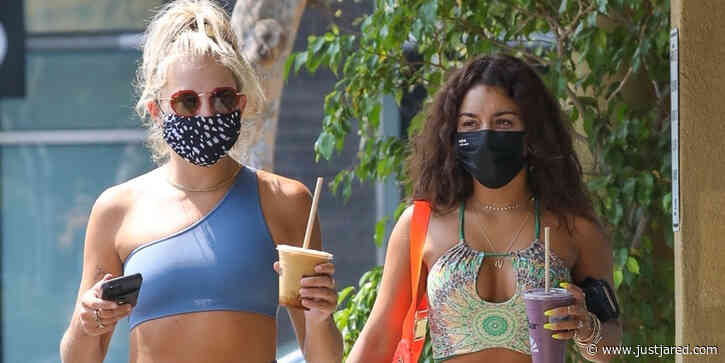 Vanessa Hudgens Channels The 1970s With Her Retro Workout Outfit