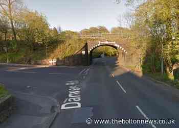 Car crashes into wall at junction of Darwen Road and Chapeltown Road, Bromley Cross