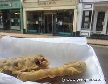 Chippy offers alternative to fish & chips - battered KitKat