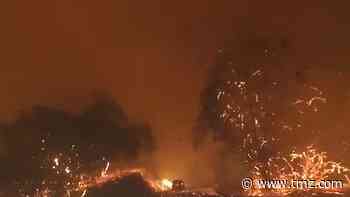 Northern California Wildfires Engulf Roads as Driver Perilously Tries to Escape