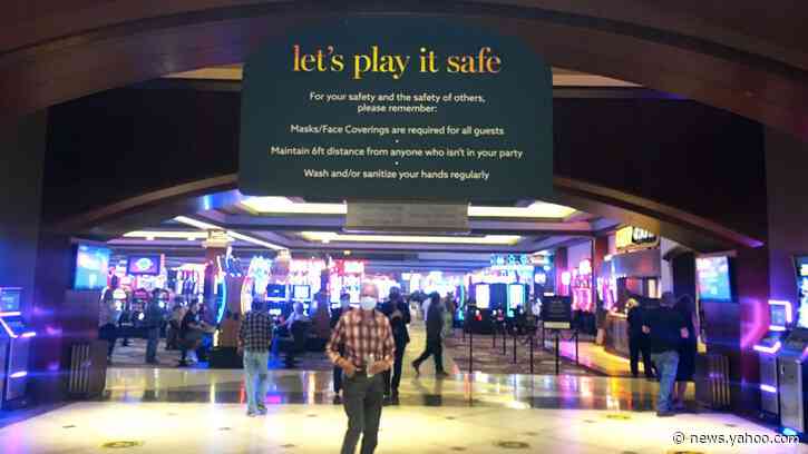 ‘I’m Not Worried’: Gamblers Pack Casino Surrounded by Raging Wildfires and COVID-19