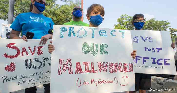 Utahns rally in Salt Lake City to ‘save the post office'