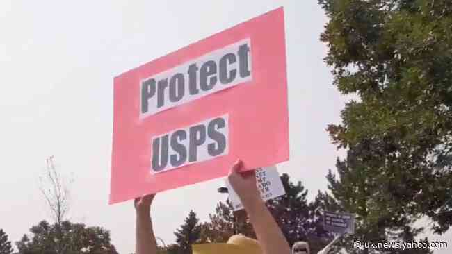 Colorado Protesters Show Support for USPS on 'Save the Post Office Saturday'