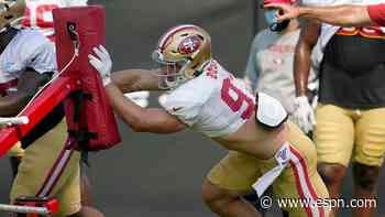 Niners' Williams sees greatness in Bosa up close
