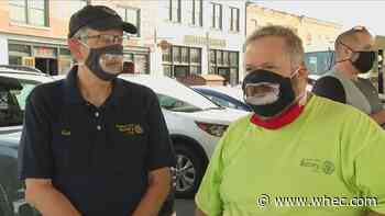 Deaf Rotary Club selling see-through masks