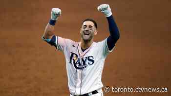 Kiermaier single in 10th, Rays end Blue Jays' six-game win streak