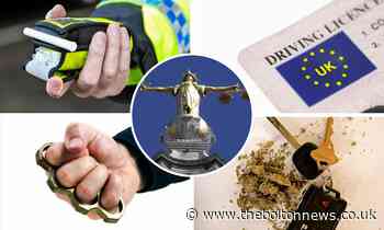 In the dock: Sentences passed on 12 criminals recently