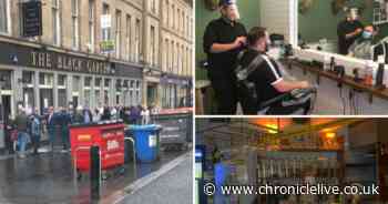 24 hours with the police on 'Super Saturday' when pubs reopened