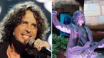 Chris Cornell's statue vandalized at Seattle museum, late singer's widow and kids 'heartbroken'