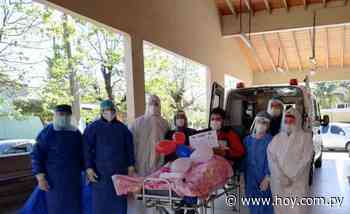 Joven paciente sale de terapia intensiva en Coronel Oviedo - Hoy