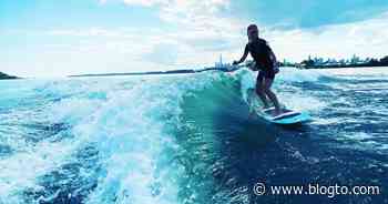 Wakesurfing on Lake Ontario might be Toronto's most underrated summertime sport - blogTO