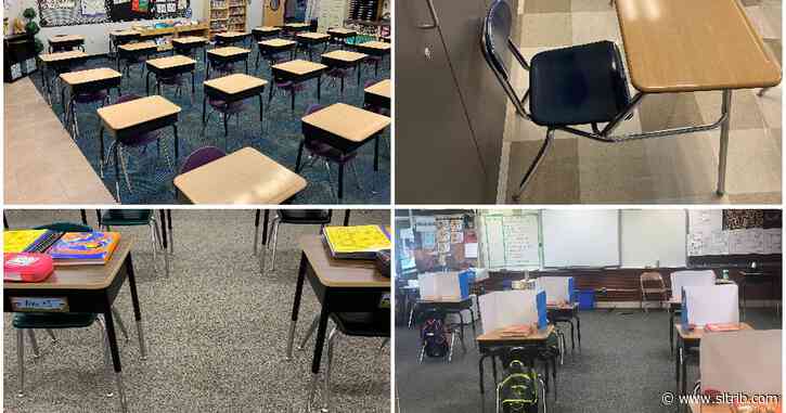 Wary of COVID-19, Utah teachers measure the space between desks. In one class, there’s only 20 inches.
