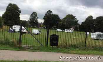 Caravans still on public field off Melrosegate