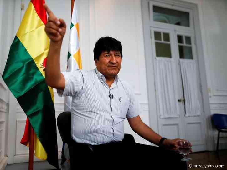 Morales' office denounces sex complaint as 'dirty war' by interim government
