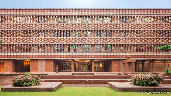 Studio Lotus creates intricate brickwork facade for government building in India