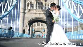 In Pictures: Tying the knot on traffic-free Tower Bridge
