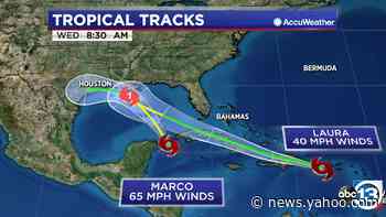 12PM UPDATE: Tropical Storm Marco will be our first threat