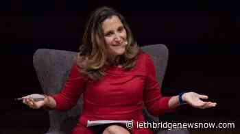 Freeland's 'Plutocrats' book showcases her views on taxes, deficits, joblessness - Lethbridge News Now