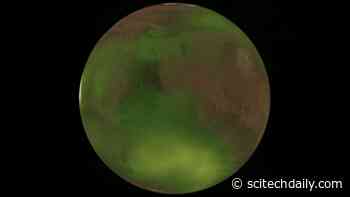 Astronomers Mystified by Eerie Phenomenon on Mars: Ultraviolet “Nightglow” Spreads Across the Planet’s Sky Every Night