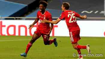 Bayern Munich beats Paris Saint-Germain to win the Champions League