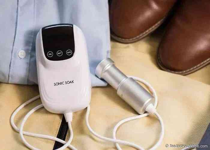 Sonic Soak ultrasonic cleaner cleans almost anything to a microscopic level