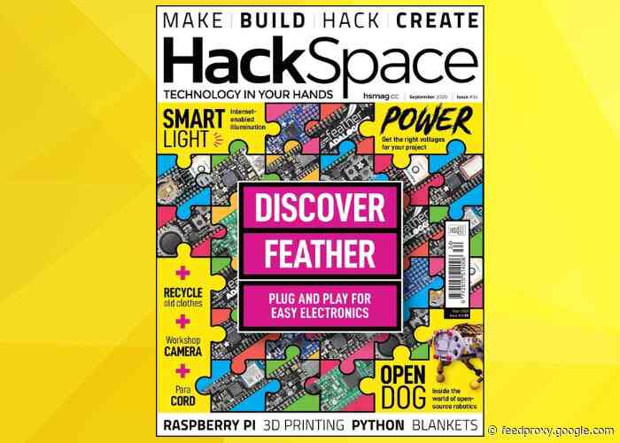 HackSpace Magazine issue 34 features Adafruit Feather ecosystem and more
