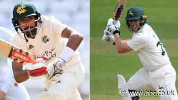 Bob Willis Trophy: Haseeb Hameed and Ben Slater help Notts move close to parity at Leicester