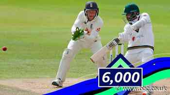 England v Pakistan: Azhar Ali brings up his 6,000th Test run
