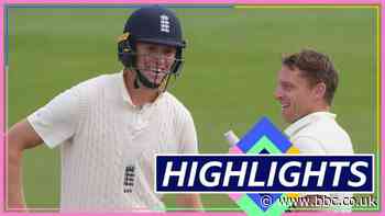 England v Pakistan: Zak Crawley & Jos Buttler share record stand for England
