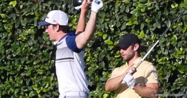 Chace Crawford & Miles Teller Play Round of Golf Together!