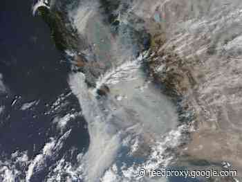 Satellite views as California wildfires rage     - CNET