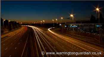 Man found asleep in car on M62 in Warrington