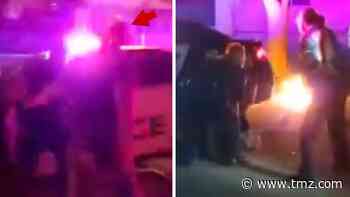 Kenosha Protests for Jacob Blake Leave Cop Knocked Out, Struck with Brick