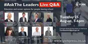 School leavers invited to live Q&A about next steps