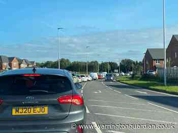 Temporary traffic lights on Lingley Green Avenue cause delays
