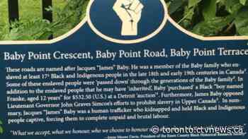 Plaques appear in Toronto exposing truth about prominent slave-owning families