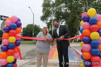 City unveils Rainbow Crosswalk on Bay Street