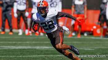 Browns rookie Delpit carted off from practice