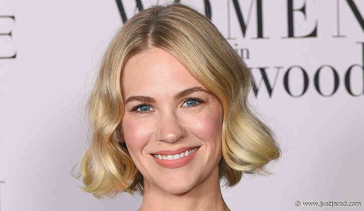 January Jones Dyes Her Hair Pink!