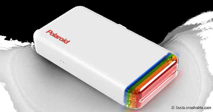 Polaroid's new mobile printer turns your iPhone photos into stickers