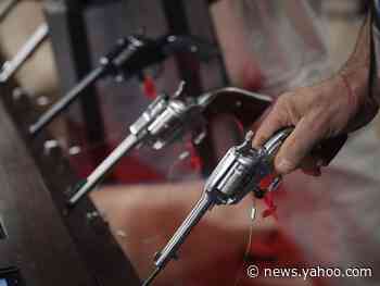 People are reportedly skirting Facebook's marketplace policies and selling guns by pretending to list stickers for sale with the logos of gun makers