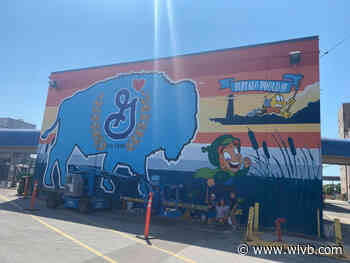 General Mills mural pops up in Buffalo