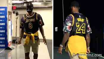 LeBron James Rocks Kobe Bryant Tribute Jersey To Lakers Playoff Game